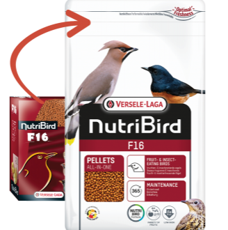 Nutribird F16 Alimento para pájaros insectivoros y frugívoros