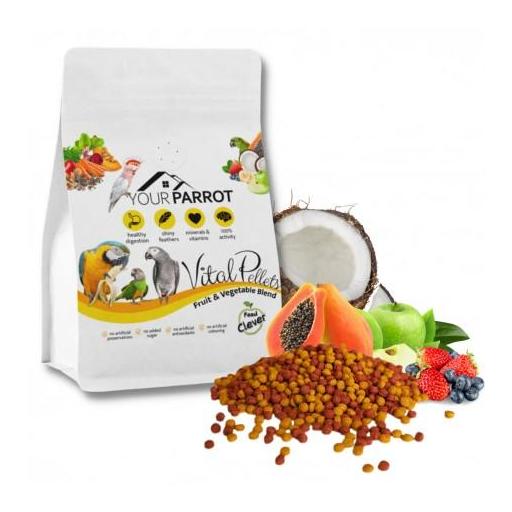 Pienso Para loros Your Parrot de fruta y verdura 0.900gr