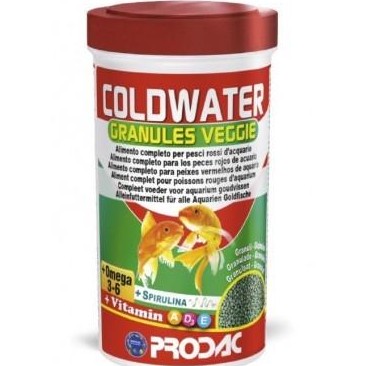 Prodac coldwater granules veggie 100ml 45gr c/spirulina