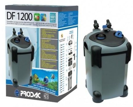 Prodac filtro exterior df1200 1200l/h 25,5w +uv 9w [0]