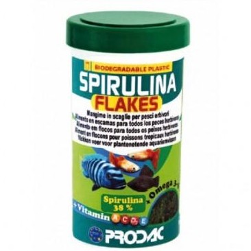 Prodac Spirulina flakes 250ml 50g