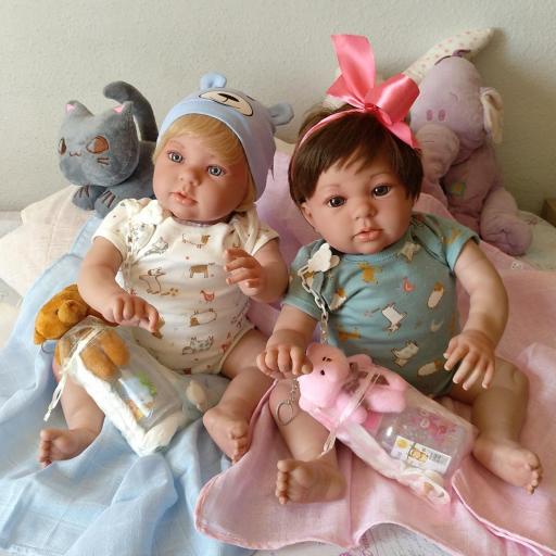 NICOLÁS y ANABELLA... mellizos reborns "Real Baby":
