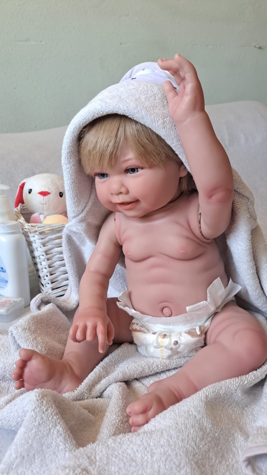 Muñeca bebé reborn silicona