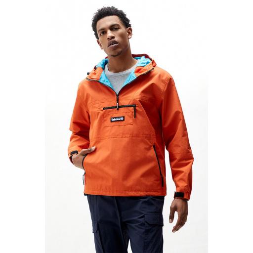 Timberland Recycled Outdoor Archive Water-Resistant Anorak Jacket TB0A5ZZ1 Orange