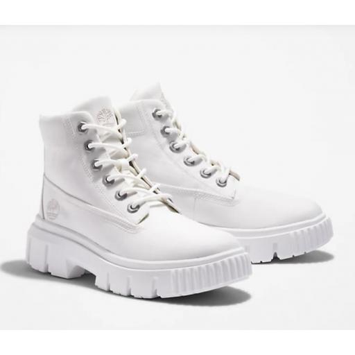 GREYFIELD BOOT WHITE CANVAS [0]