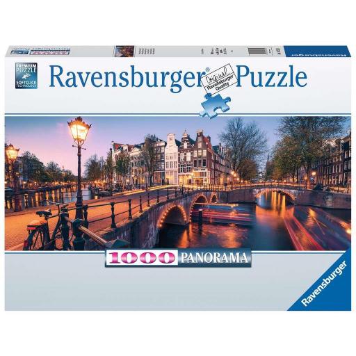 RAVENSBURGER PUZZLE EVENING IN AMSTERDAM  1000 PIEZAS REF 16752