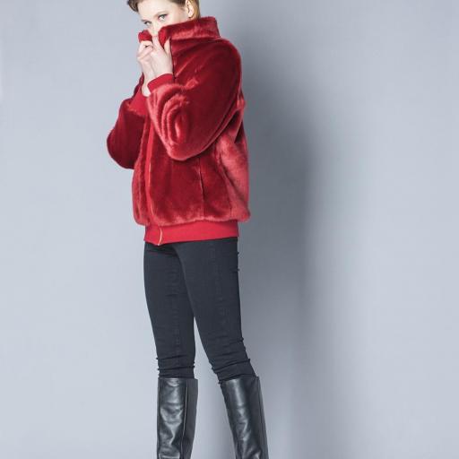 SCRIPTA COAT BUMPER REF 195040 COLOR CEREZA 