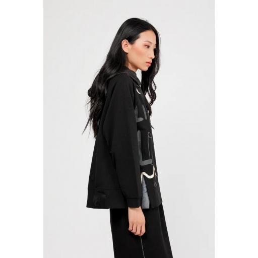 Sudadera con capucha negra Nature Koko [1]