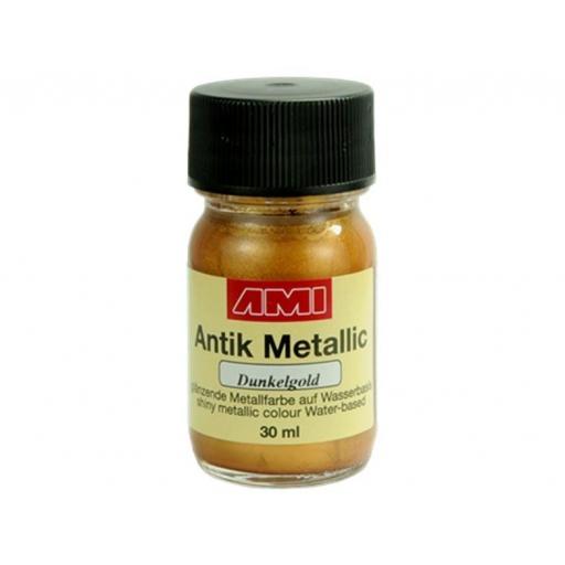 AMI ANTIK METALLIC DUNKELGOLD 30ML REF 501553