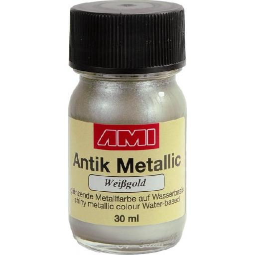 AMI ANTIK METALLIC WEIBGOLD 30ML REF 501557