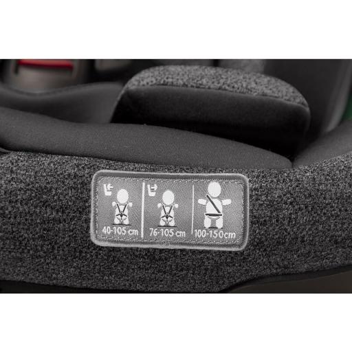 Chicco Bi-Seat i-Size Air con base Black Air - Asiento de coche Gr. 0+/1/2/3  [5]