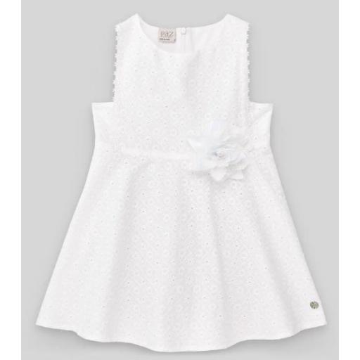 PAZ RODRIGUEZ  VESTIDO INFANTIL BORDADO TRAVESIA 004-151500