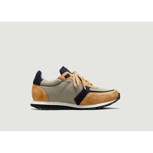 SNEAKER ZESPA ZSP6 TEXTILE NAVY / TAUPE [1]