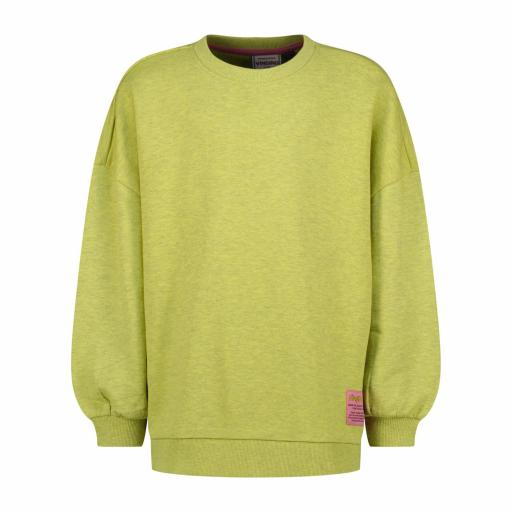 VINGINO AW26KG340070 ICON MELANGE ROUND NECK FRESH LIME