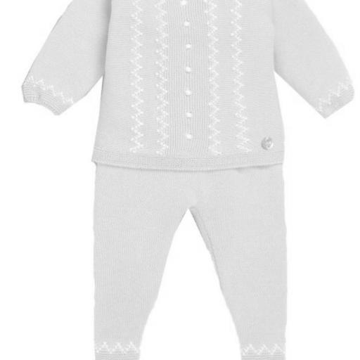 PAZ RODRIGUEZ JUBON NIÑO M/L MAS POLAINA COLOR CRUDO MODELO IRIS REF. 003-121471