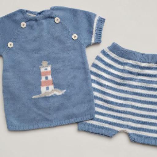 PAZ RODRIGUEZ CONJUNTO JUBON + PANTALON RAYAS COLECCION FARO REF 003-121519 Y 007-121520 [0]