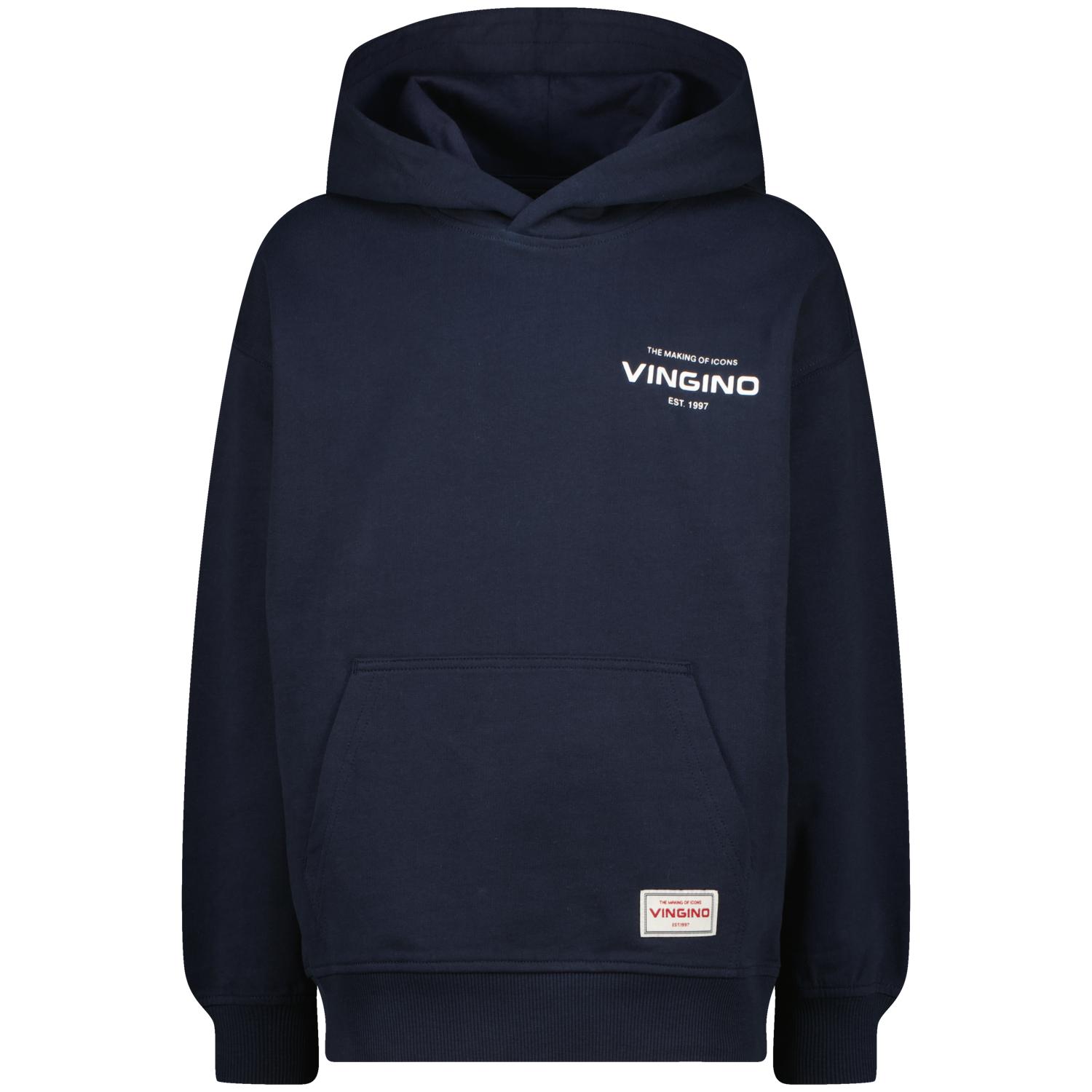 VINGINO NOOSKB340018 BASIC HOODY MIDNIGHT BLUE