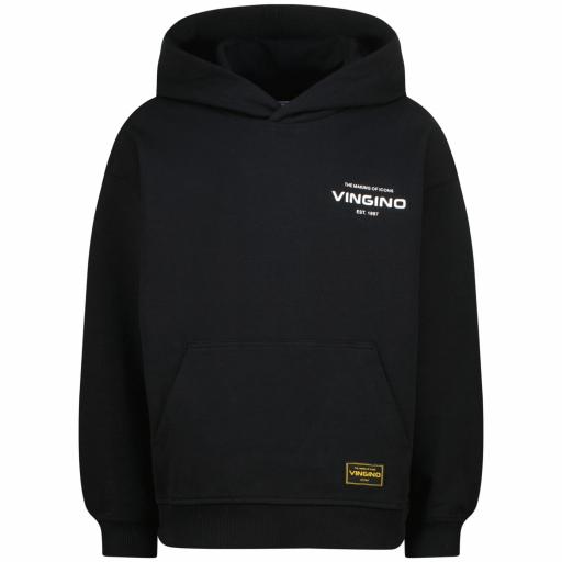 VINGINO NOOSKB340018 BASIC HOODY DEEP BLACK