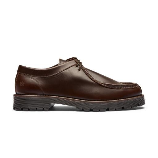 Mocasín Clásico Cuero Marrón Oscuro Mod. MALO [1]