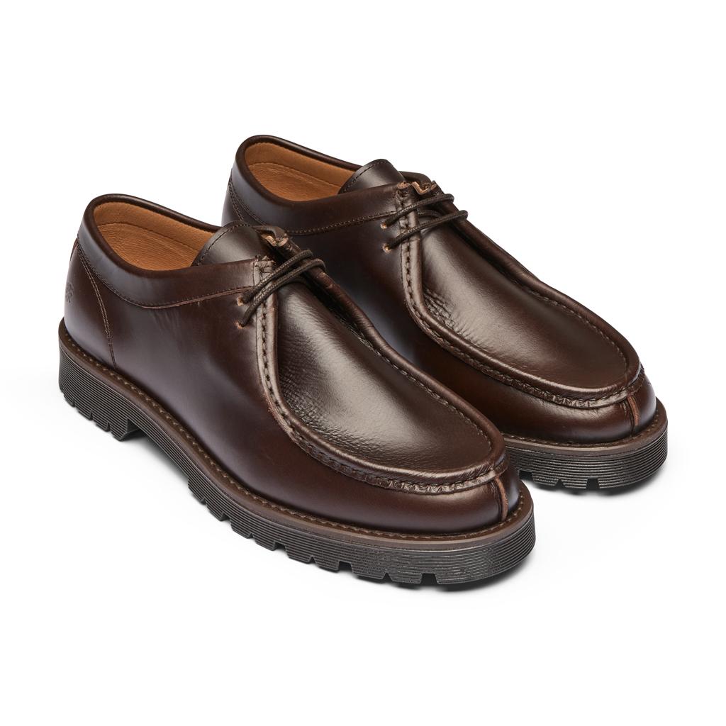 Mocasín Clásico Cuero Marrón Oscuro Mod. MALO