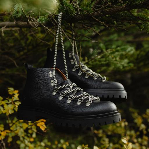 Bota piel negra crazy horse Mod. GRAZ [2]
