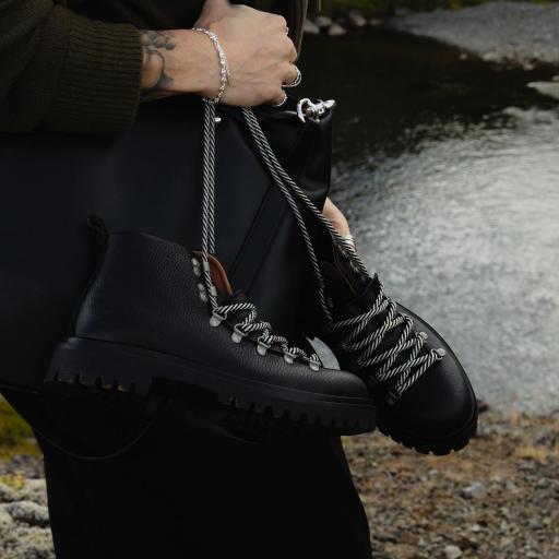 Bota piel negra crazy horse Mod. GRAZ [5]