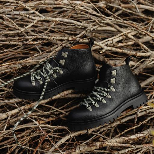 Bota piel negra crazy horse Mod. GRAZ [4]