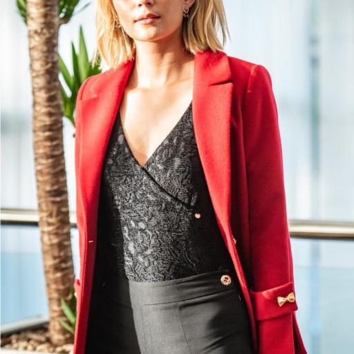CRISTINA BARROS COAT COLOR 3 ROJO REFERENCIA 1921022  [0]