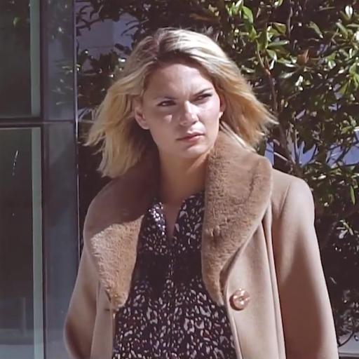 CRISTINA BARROS COAT REFERENCIA 1921023 COLOR 10 MARRON   [1]