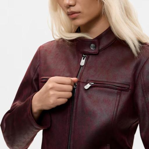 DESIGUAL CHAQUETA BIKERCY GRANATE OSCURO   [3]