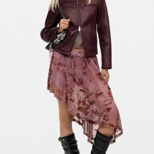 DESIGUAL CHAQUETA BIKERCY GRANATE OSCURO   [4]