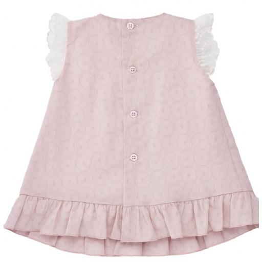 PAZ RODRIGUEZ VESTIDO JAQUARD MECER  COLOR ROSA PALO  [1]