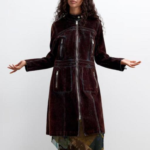 DESIGUAL COAT VELVET [4]