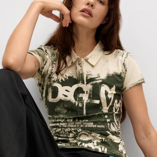 DESIGUAL T-SHIRT GOOD FEELINGS [1]