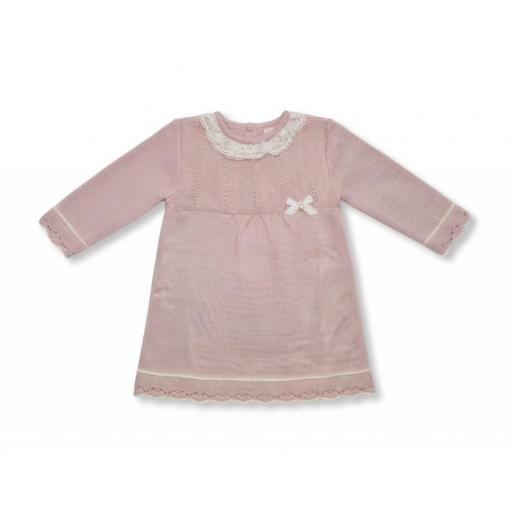 PAZ RODRIGUEZ JUBON NIÑA ALG  CASH ESPACIO  COLOR ROSA PALO REF 003-120246