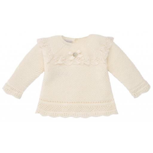 PAZ RODRIGUEZ JUBON ALG.MERCERIZADO NIÑA MODELO PAZ V24 COLOR BEIGE REF 003-121260