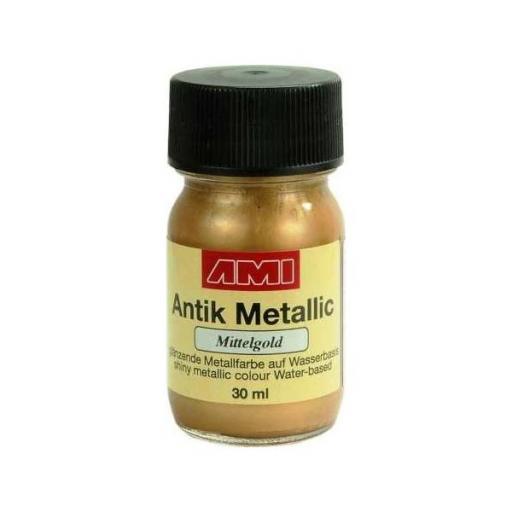 AMI ANTIK METALLIC MITTELGOLD 30ML REF 501552