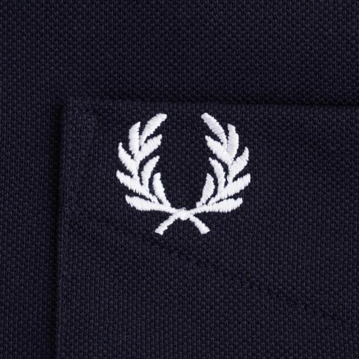 FRED PERRY PIQUE TEXTURE SHIRT M1657 NAVY [4]