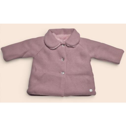 MARTIN ARANDA ABRIGUITO ROSA CON INTERIOR DE PELO REF 030-10131