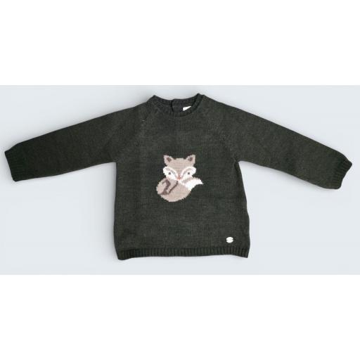 MARTIN ARANDA JERSEY VERDE BOSQUE CON ZORRITO REF 044-10132