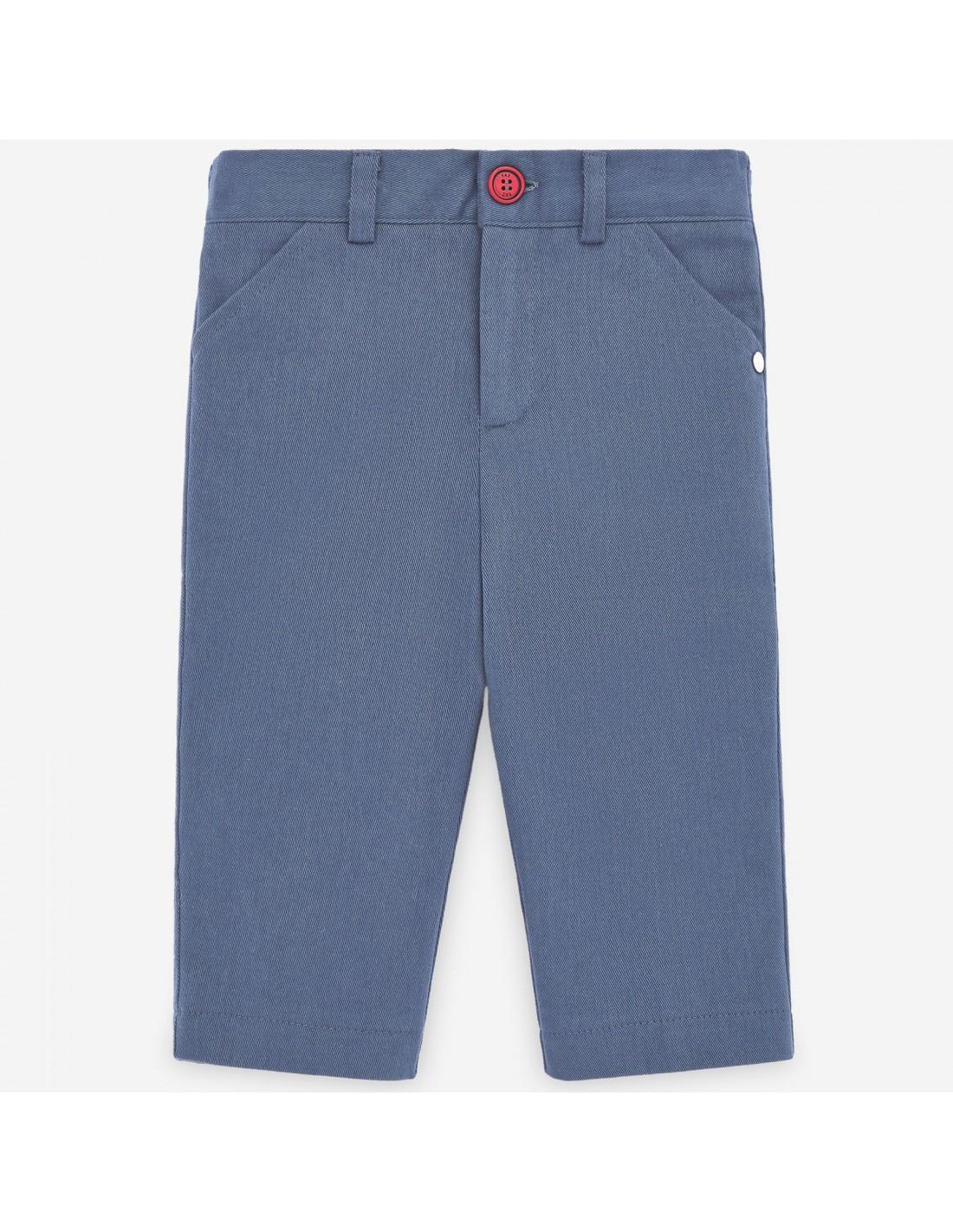 PAZ RODRIGUEZ PANTALON LARGO COLECCION ESCONDITE COLOR AZUL COBALTO REF 007-35903