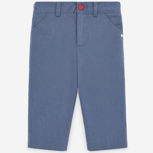 PAZ RODRIGUEZ PANTALON LARGO COLECCION ESCONDITE COLOR AZUL COBALTO REF 007-35903 [0]