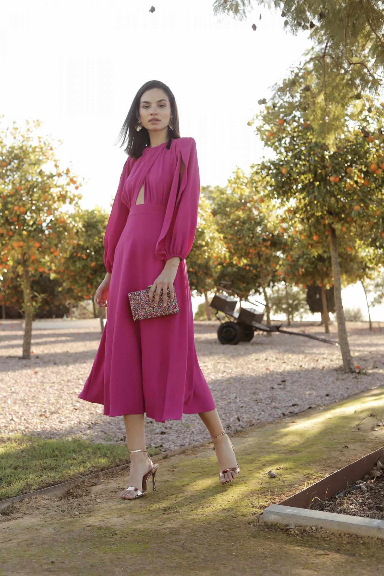 VESTIDO DE FIESTA MIDI