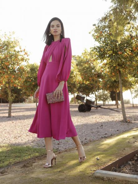 VESTIDO DE FIESTA MIDI