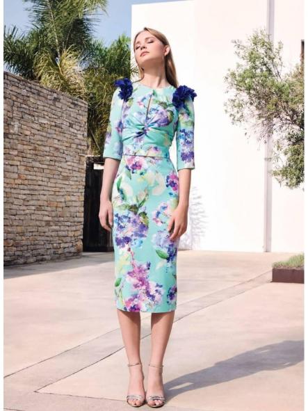 VESTIDO DE FIESTA MIDI