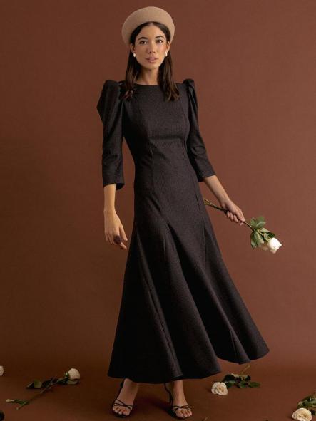 VESTIDO DE FIESTA MIDI [0]