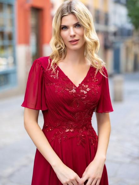 VESTIDO DE FIESTA LARGO. MADRINA. [1]