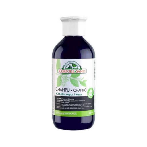 Champú Henna Cabellos Negros 300ml Corpore Sano