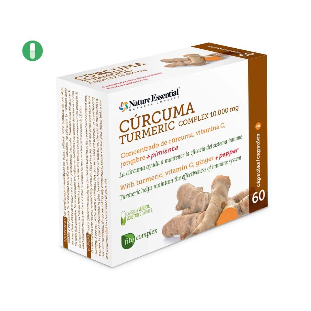 Curcuma (complex) 10.000 mg. 60 capsulas vegetales