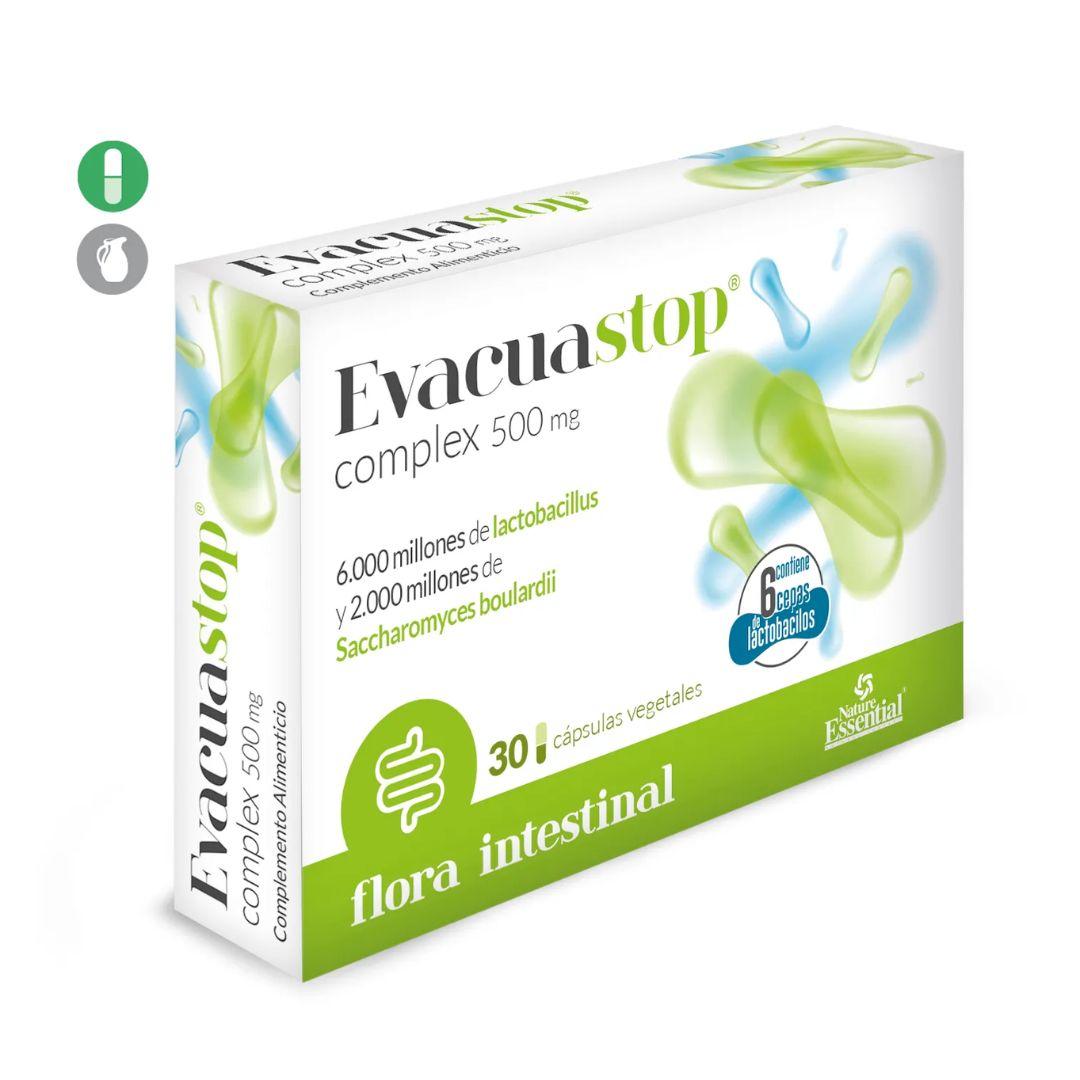 Evacuastop® 500 mg. 30 capsulas vegetales